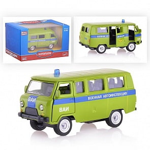 Инерционная металлическая машинка - Военная автоинспекция (Play Smart, Р41135)