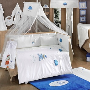 Балдахин серии Teddy Boo, 150 х 450 см, синий (Kidboo, 00-0010549 _Blue)