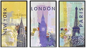 Пазл-триптих - Путешествие по миру, 3х500 деталей (Ravensburger, 16329)