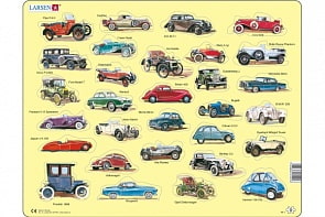 Обучающий пазл - Авто, 30 деталей (Larsen, AK1k)