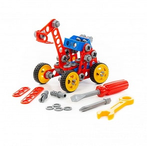 Конструктор – Изобретатель, 97 элементов, в коробке (Полесье, П-72979)