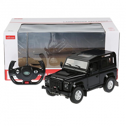 Машина р/у - Land Rover Defender, масштаб 1:14, со светом, открываются двери и багажник  