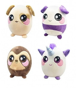 Фигурки Squeezamals / Скуизамалс - Животные, 4 вида, 20 см (Beverly Hills Teddy Bear, SQS00656)