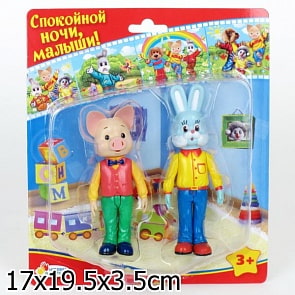 Набор из 2 фигурок: Хрюша и Степашка (Играем вместе, F-14-Rsim)