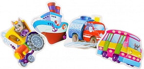 Мягкие пазлы Baby puzzle - Транспорт (Vladi Toys, VT1106-08)