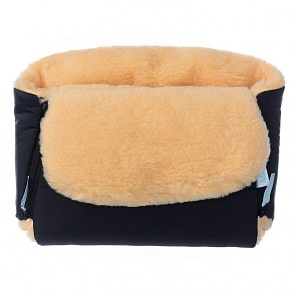 Муфта меховая для коляски Nuovita Vichingo Pesco Nero/Черный (Nuovita, NUO-mVICP_2141)