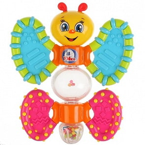 Развивающая погремушка - Бабочка-трещотка (Умка, 1804M082-R)