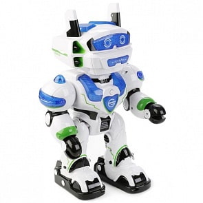 Радиоуправляемый робот на аккумуляторе со световыми и звуковыми эффектами 99555 (B1659376sim) 