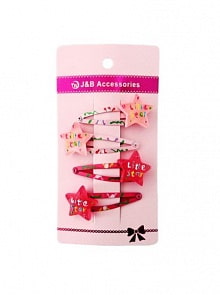 Набор – Звездный, 4 заколки (Shantou Gepai, YLB-S024)