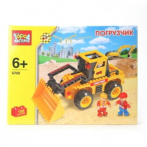 Конструктор Город Мастеров “Погрузчик”, 190 деталей (Город Мастеров, BB-6708-Rsim)
