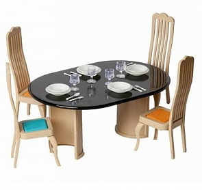 Игровой набор мебели для столовой серии Коллекция (Завод Огонёк, ОГ1300)