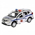 Машина металлическая инерционная - Nissan X-Trail Полиция, 12 см, свет, звук,  - миниатюра №1