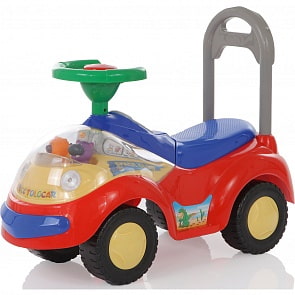 Детская красная каталка Space Tolocar со световыми и звуковыми эффектами (Jetem, 2108_красный)