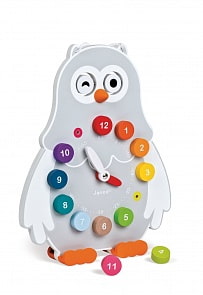 Часы двусторонние - Сова (Janod, bj08132)