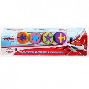 Пальчиковые краски с печатями «Самолеты», 4 цвета, 20 мл. (Multiart, 430FPS-DPsim)