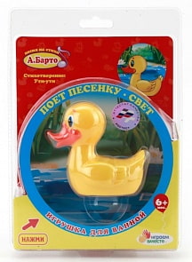 Игрушка для ванной «Уточка», со светом и звуком (Играем Вместе, 18R-LSsim)