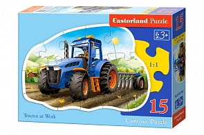 Пазл - Синий Трактор, 15 элементов (Castorland, B-015184)