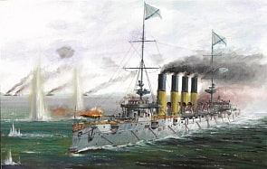 Подарочный набор – Модель для склеивания - Крейсер Варяг (Звезда, 9014П)