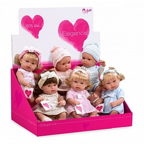 Виниловая кукла Arias Elegance в платье, 33 см (Arias, Т58632)