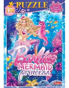 Пазлы 120 элементов - Барби (Hatber, 120ПЗ5_12994)
