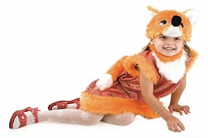 Карнавальный костюм для девочек – Лиса Патрикеевна, размер 110-56 (Батик, 201-110-56)