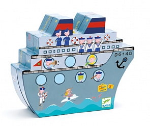 Настольная игра - Морской бой (Djeco, 05270k)