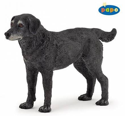 Фигурка - Черная собака Кассис, размер 3 х 6 х 10 см. 
