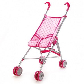 Коляска-трость для кукол металлическая, в пакете (Карапуз, 63AC-C3sim)