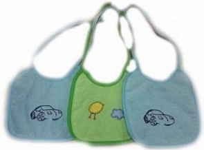 Набор нагрудников Kidboo с вышивкой, 3 шт. (Kidboo, BN00601)