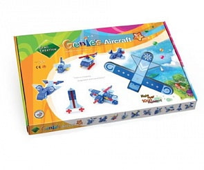 Конструктор – Самолет, 44 детали (Genii Creation, GA14044k)
