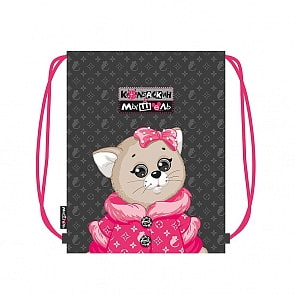 Мешок для обуви Колбаскин&Мышель - Мышель в шубке (MaxiToys, KM-102018-3)