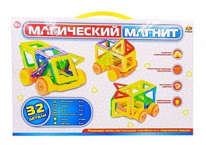 Конструктор - Магический магнит, 32 предмета (ABtoys, PT-00744)