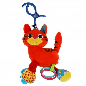 Текстильная игрушка-погремушка Тигр подвеска с вибрацией (Умка, RV-T4)