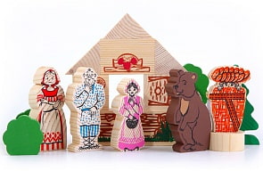 Конструктор - Маша и Медведь из серии Сказки (Томик, 4534-9 ТОМИКsim)