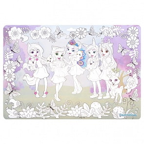 Коврик для раскрашивания - Энчантималс. Друзья навсегда! (Origami, 04813)