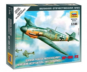 Сборная модель - Немецкий самолет Мессершмитт (Звезда, 6116)