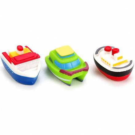Игрушки для ванной – 3 корабля 