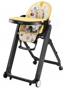 Стульчик для кормления Nuovita Futuro Senso Nero, cosmo giallo/желтый космос (Nuovita, P2_380)