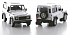 Машинка Land Rover Defender, масштаб 1:24  - миниатюра №1