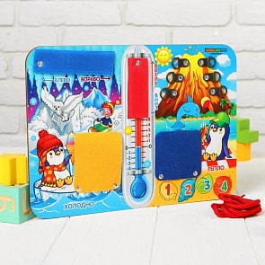 Бизиборд - Тепло-холодно (WoodLand Toys, 112208)