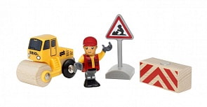Игровой набор – Дорожные работы, 4 элемента (Brio, 33899)