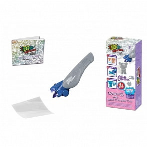 Ручка 3D – Вертикаль-Глиттер Формула 4D, 1 штука, серебряная (Redwood, 176079)