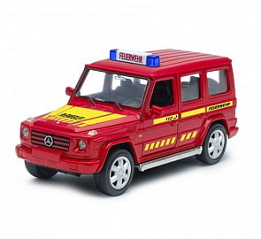 Игрушечная модель пожарной машины – Mercedes-Benz G-Class, 1:32 (Welly, 39889GF)