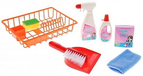 Помогаю маме. Набор Генеральная уборка, 8 предметов (ABtoys, PT-00316)