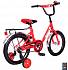 Двухколесный велосипед Мультяшка, диаметр колес 16 дюймов, красный  - миниатюра №2