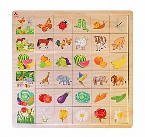 Игра развивающая – Ассоциации. Природа (Тимбергрупп, IG0151)