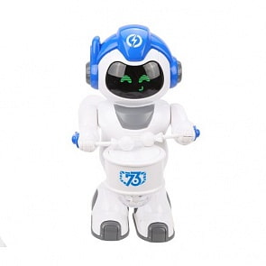 Робот электрифицированный, свет, звук, разные цвета (Наша Игрушка, 777-56) (ассортимент)