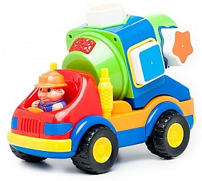 Развивающая игрушка - Цементовоз-сортер (KIDDIELAND, KID048702)