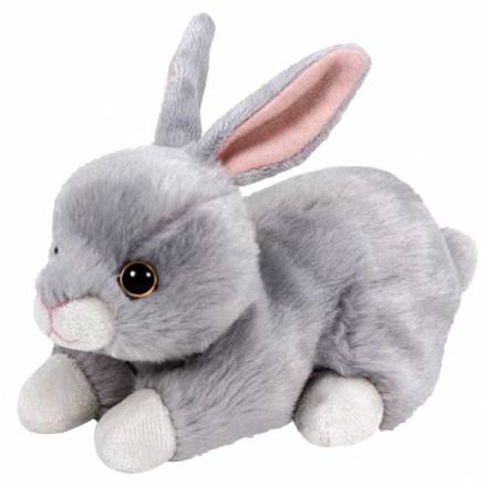 Мягкая игрушка - Кролик серый, 15 см. 