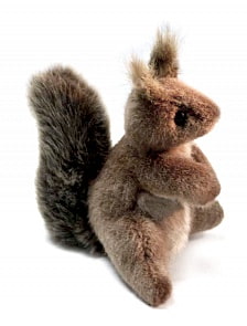 Мягкая игрушка – Белка, 16 см (Hansa, 2129)